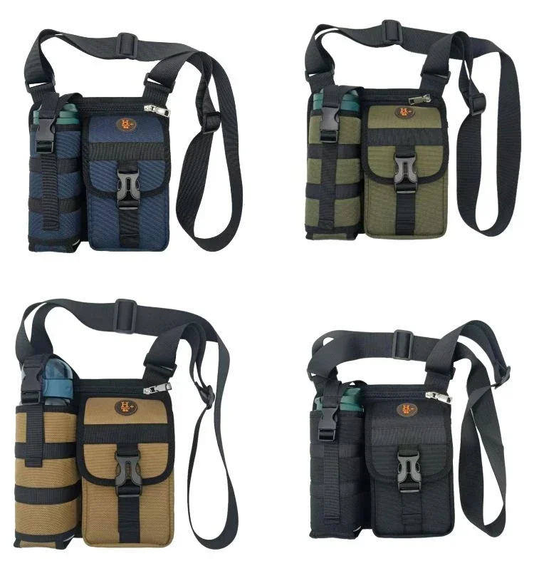 

New Outdoor Leisure Bag Men and Women Wear-resistant Waterproof Portable Water Bottle Storage Bag