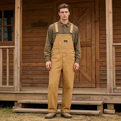 OKONKWO-Overalls Suspenders Worker Pants Couples Cargo Trousers Fishing and Hunting Couple Jumpsuit Outdoor BBQ Fishing Tooling