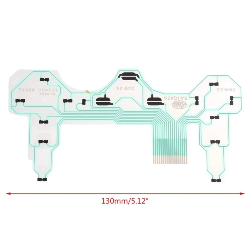 Pita Kabel Film Sirkuit Keyboard Konduktif PCB Fleksibel Pengganti SA1Q42A untuk P