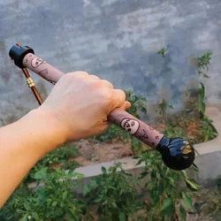 1pc new Portable High-carbon Steel Hammer EDC Portable Nordic War Nail Head Safety Scepter Bone Blossom Hammer