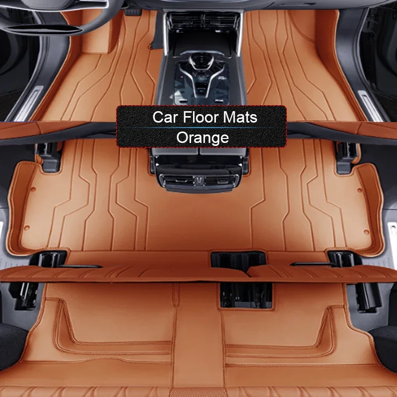 

Custom Nappa Leather For BYD TAN TANG EV 7 SEATS 2022-Present Car Foot Protect Mat Auto Luxury Waterproof Floor Pad Accessory