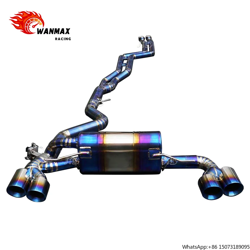 

Titanium Alloy Catback Muffler Exhaust System for 2011 E82 1M 3.0 Exhaust Equal Length