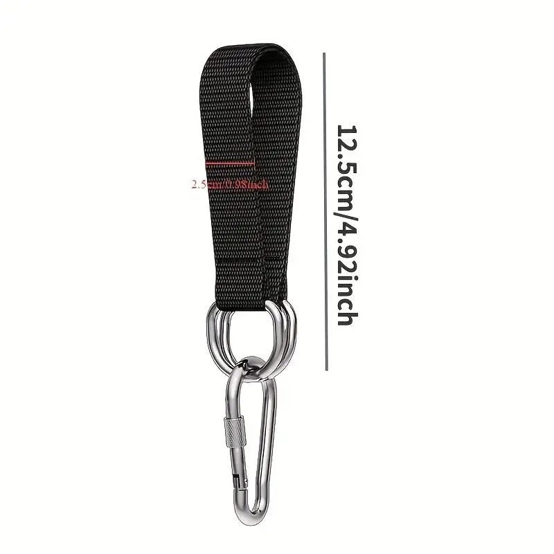 Tree Swing Straps 200kg Heavy Duty Hook Ring Hanging Belt Connecting Belt for Hammock Punching Bag Swing Horizontal Bar 25cm