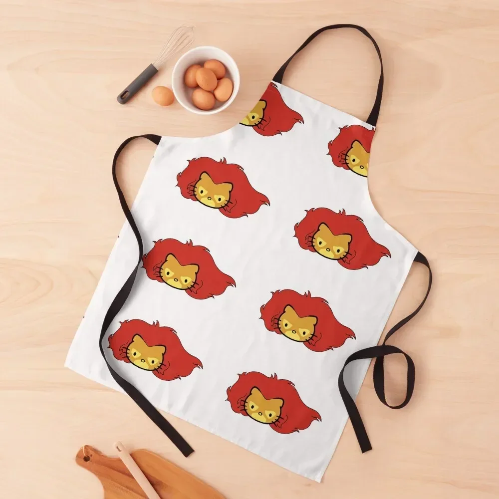 

KITTY-OH Apron House Things For Home And Kitchen For Nail Stylist Barista Kitchen on the wall Apron