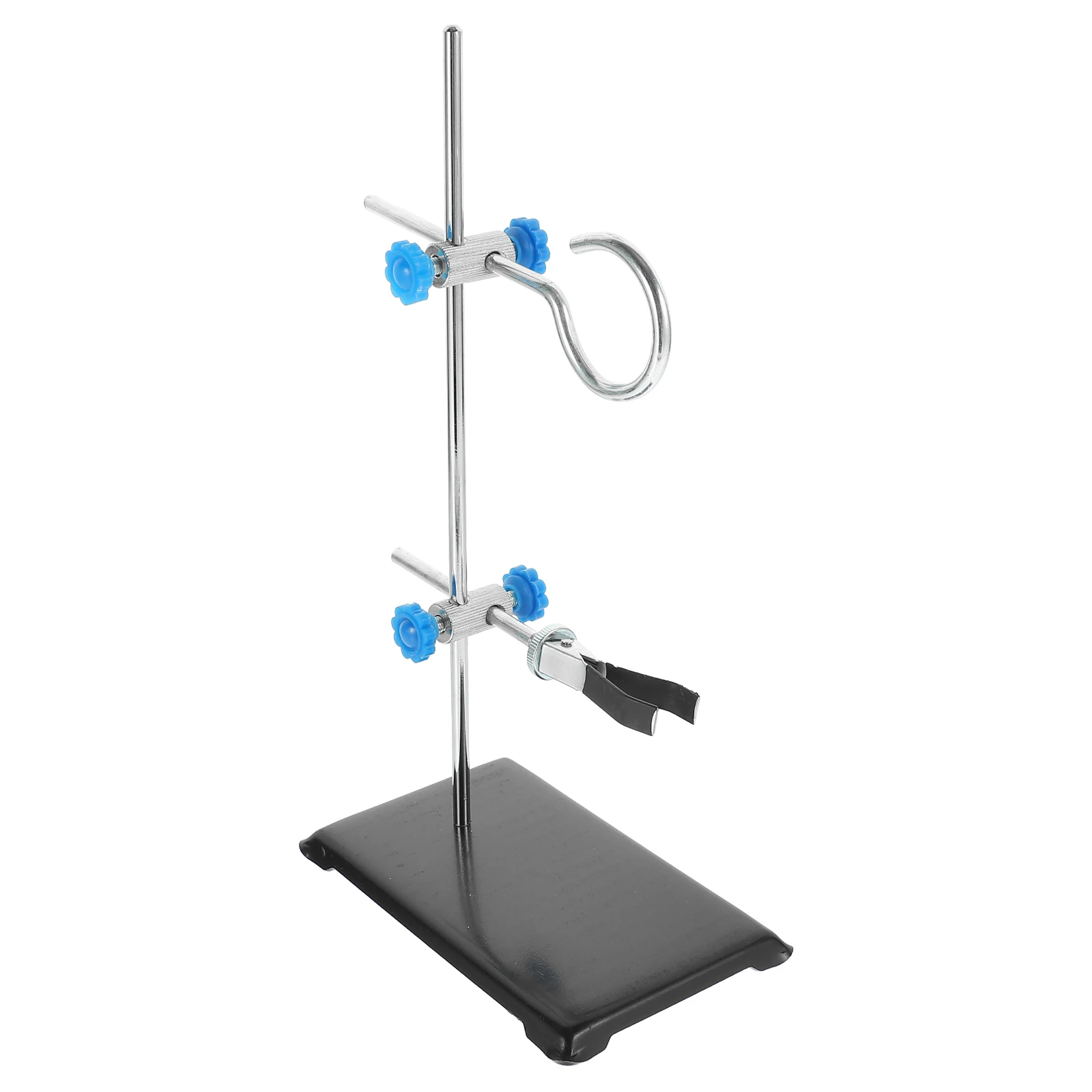 

Portable Miniature Iron Laboratory Retort Stand Sturdy RustProof Base Firm Flask Support Platform Supplies Teaching Equipment