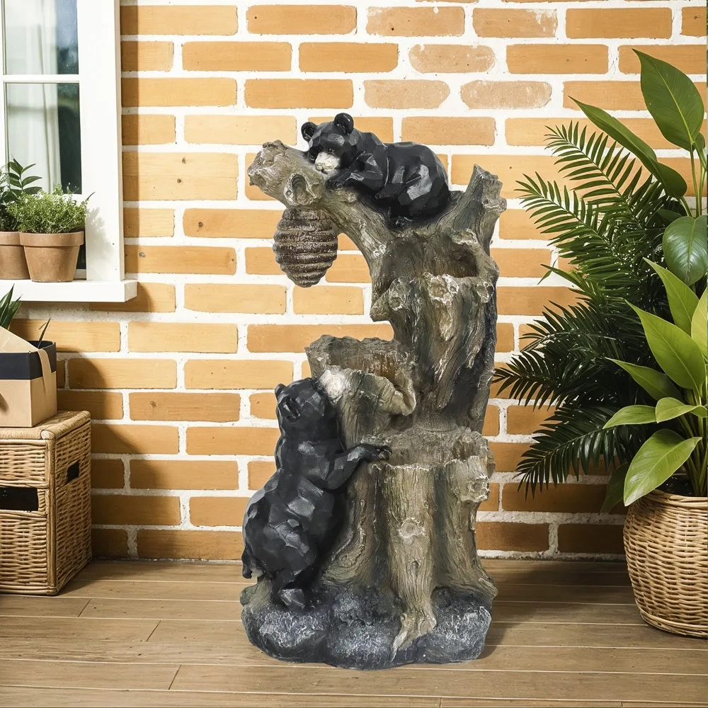 

22.4" 3-Tier Outdoor Water Fountain
