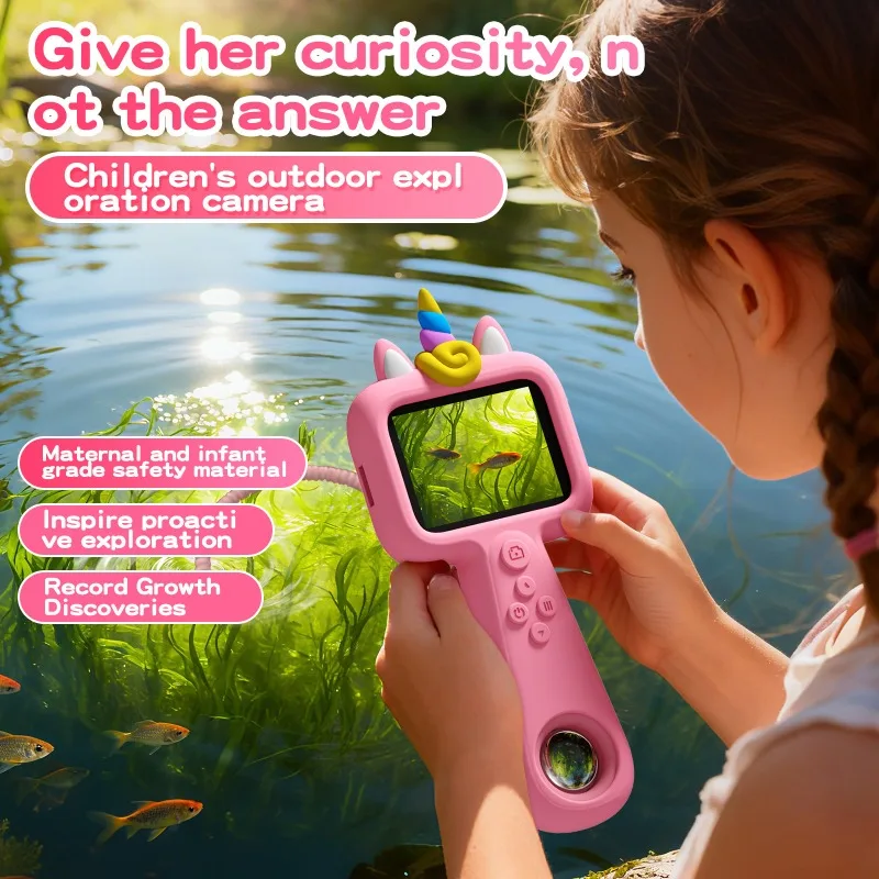 Children's Mini Camera HD Children's Camera Student Party Children's Outdoor Exploration Camera