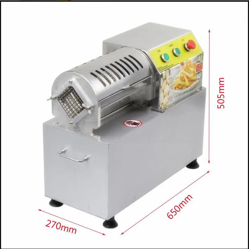 French fFries Cutter Commercial Electric Potato Chips Slicer Small Vegetable Fruit Cutting Machine Is Simple And Convenient