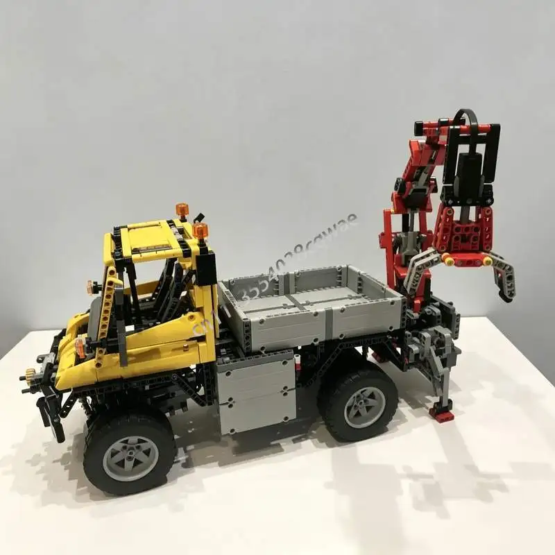 2095PCS RC Unimog 400 Utility Truck Actuators MOC Model Custom Puzzle DIY Assembly Building Blocks Toys Popular Technology Gift