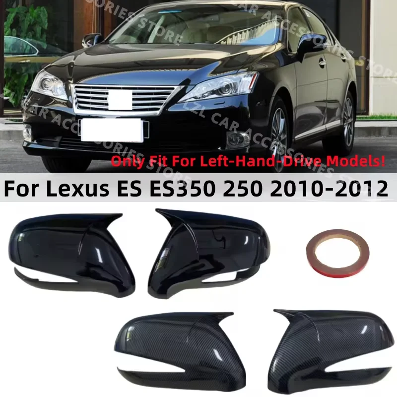 

LHD Car Side Rearview Mirror Cove Caps For Lexus IS IS250 IS350 2009-2012 With Signal Light US/EU Rear View Mirror Caps Trims