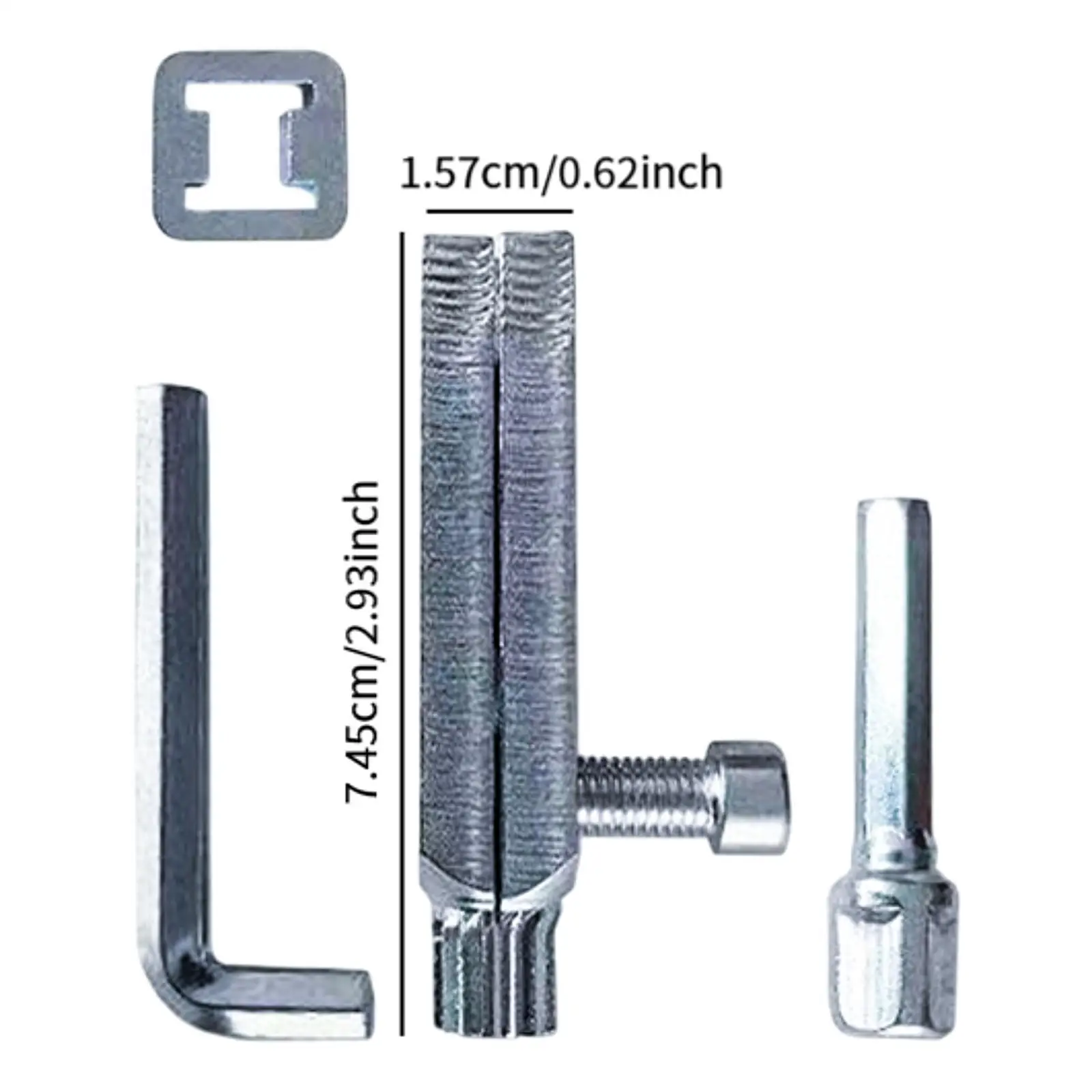 Extractor de cables dañados con válvula triangular, removedor de tornillos rotos profesional