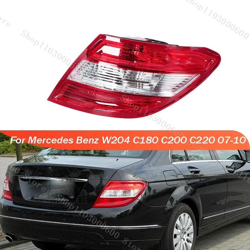 

For Mercedes-Benz W204 C180 C200 C220 C260 C280 C300 2007 2008-2010 Rear Tail Light Turn Signal Lamp Warning Brake Light