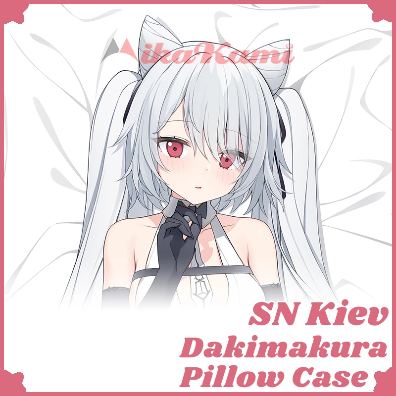 

SN Kiev Dakimakura Azur Lane Game Sexy Pillow Case Hugging Cushion Cover Full Body Pillowcase Home Bedding Decor Otaku Gift