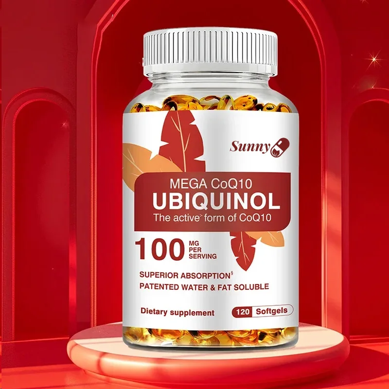 Ubiquinol Coq10 100mg - Antioxidant Support For Brain, Heart, & Energy