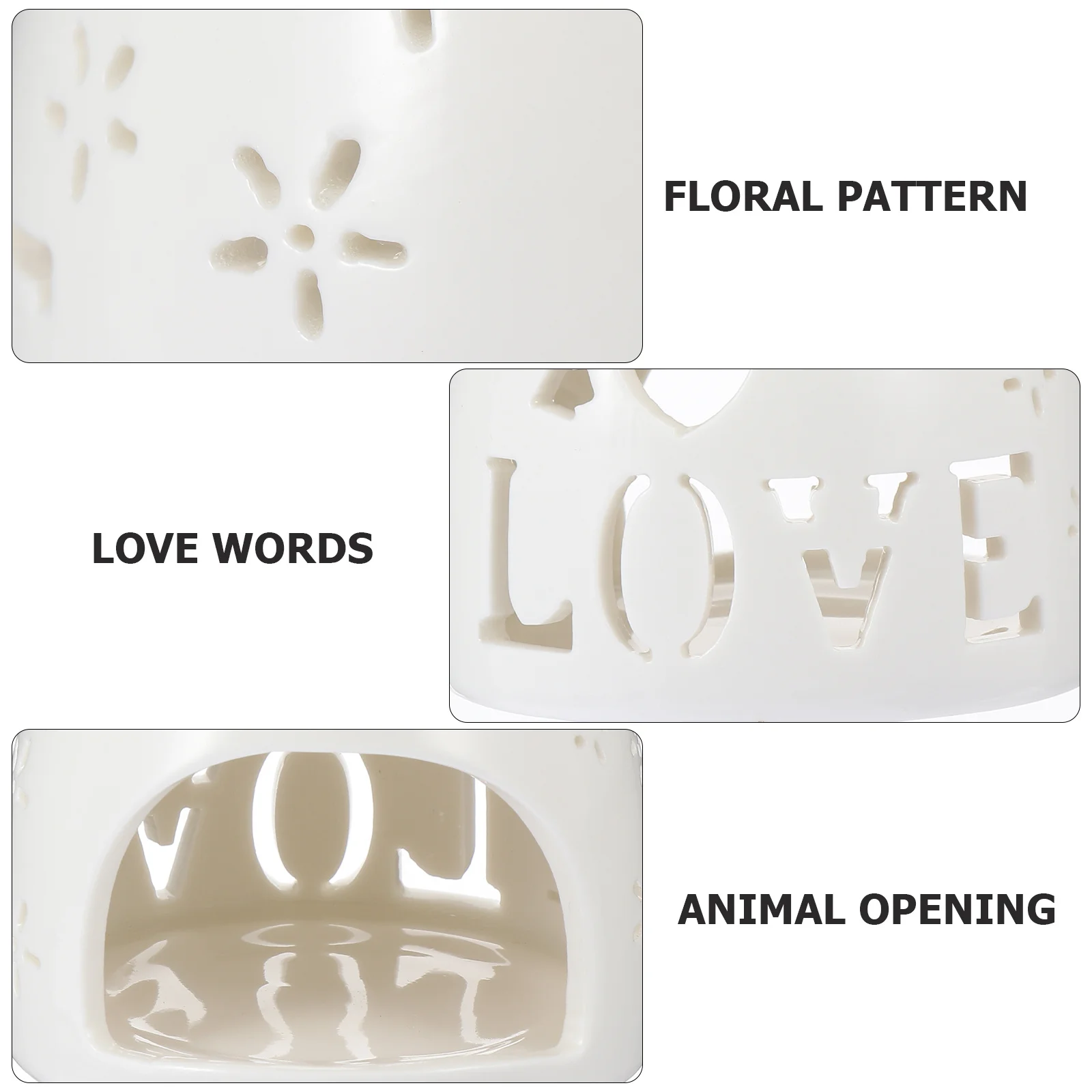 

Ceramic Aromatherapy Stove Hollow Design Incense Burner Essential Oil Holder Relaxation Home Decoration Ceramic Incense Stove