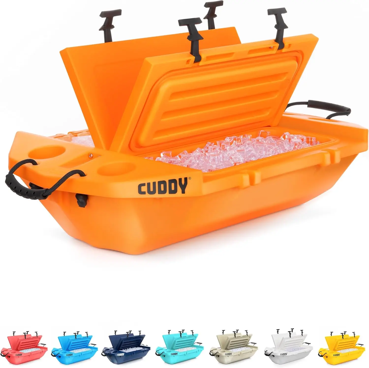 Cooler and Dry Storage Vessel – 40QT Amphibious Hard Shell Design - Multiple Color Options