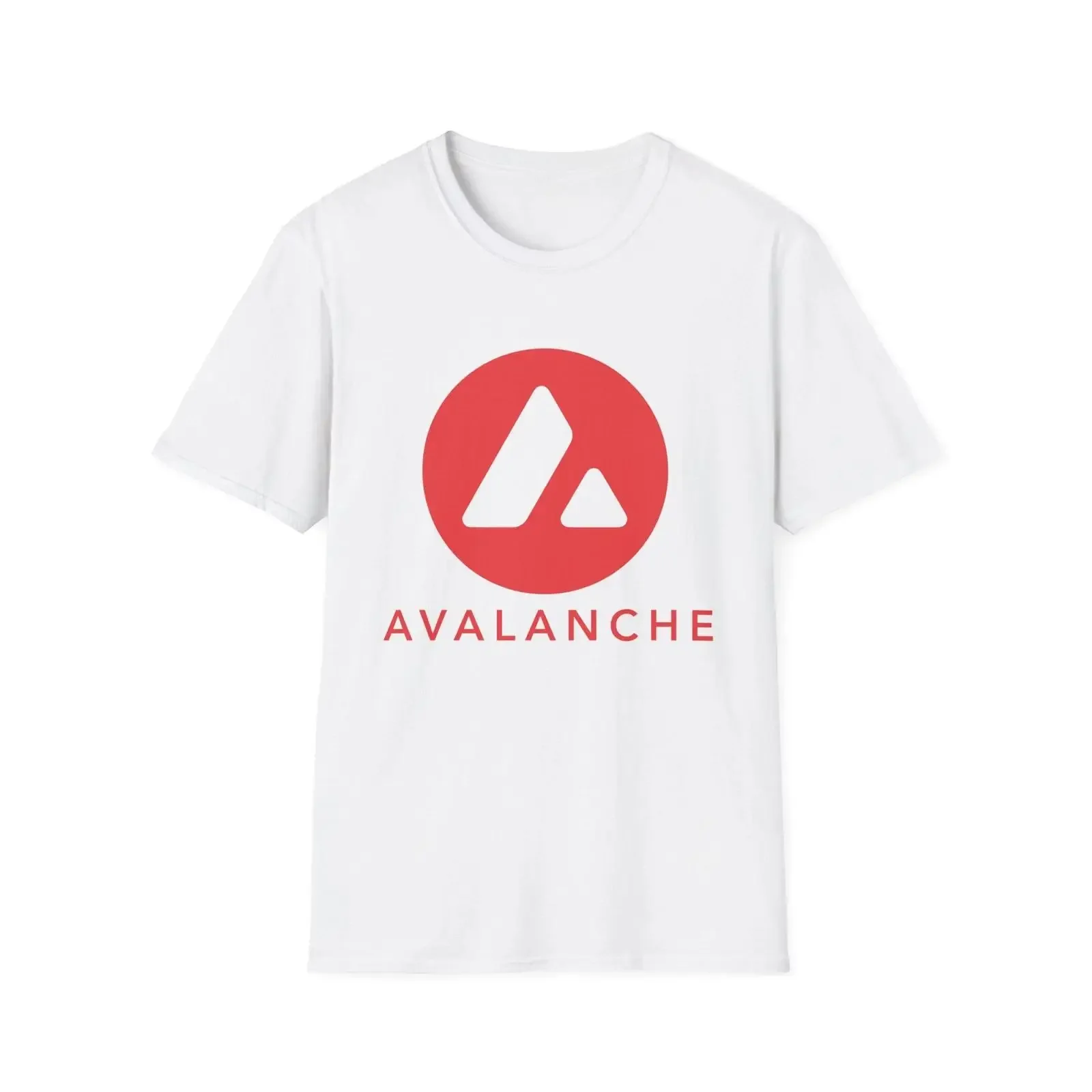 Avalanche AVAX Cotton T Shirt Cryptocurrency Crypto Token vintage Washed Soft homme graphic Comfortable Stretched