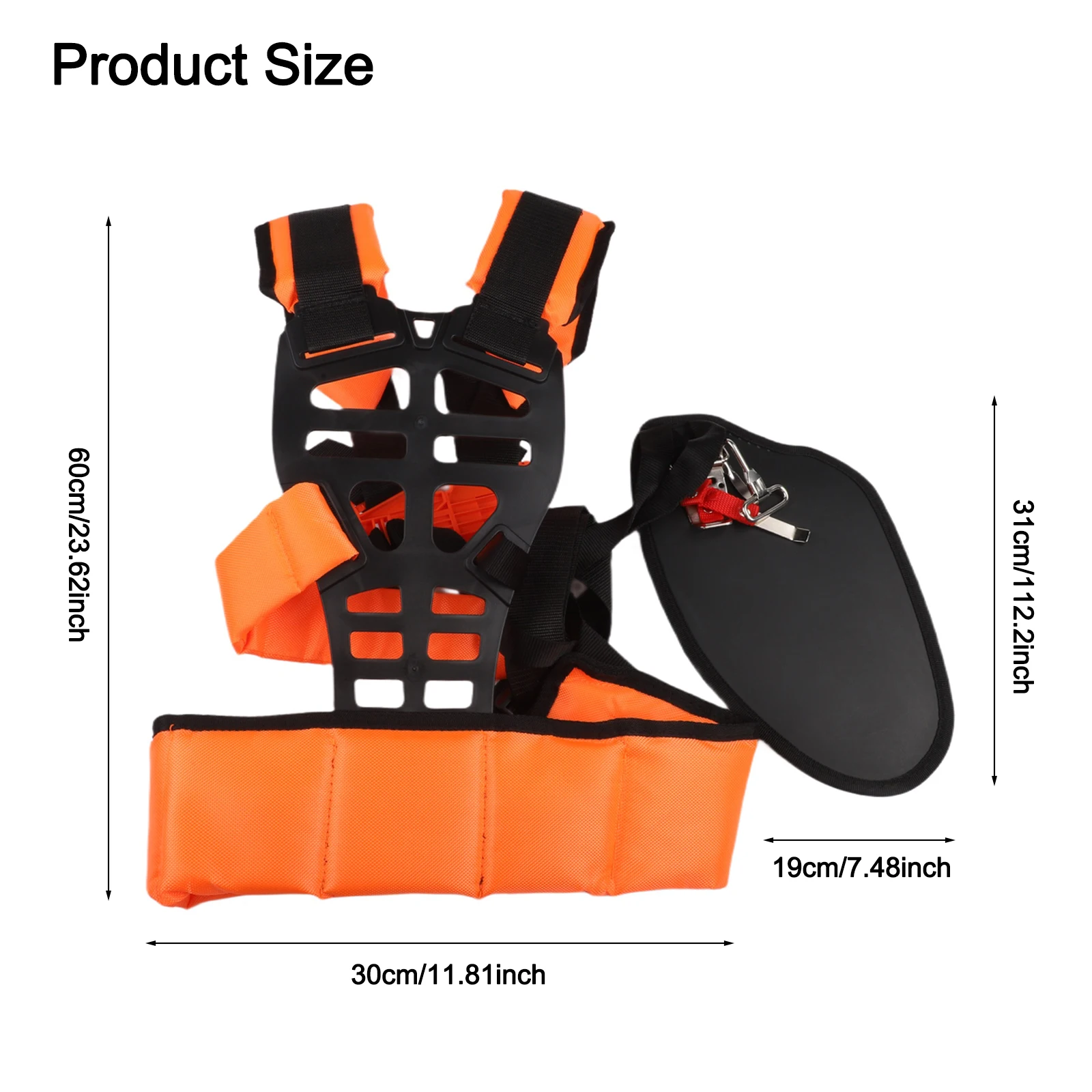 สายสะพายไหล่คู่แบบปรับได้สีเทา - Brush Cutter Strap บทวิจารณ์และราคา