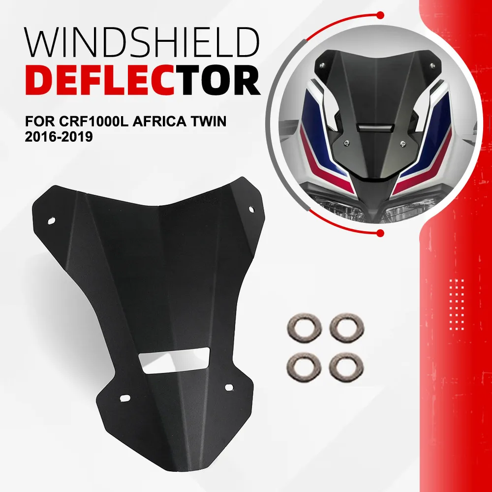 

Windscreen FOR Honda CRF1000L Africa Twin 2016 2017 2018 2019 Motorcycle Windshield Windscreen Windproof Wind Screen Deflector