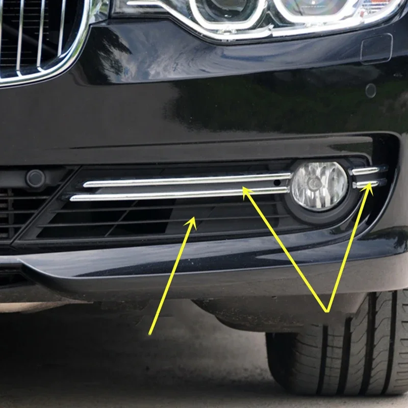 

Chrome Trim Fog Light Grill Left/ Right For BMW 3 Series F30 F35 320i 328i 335i