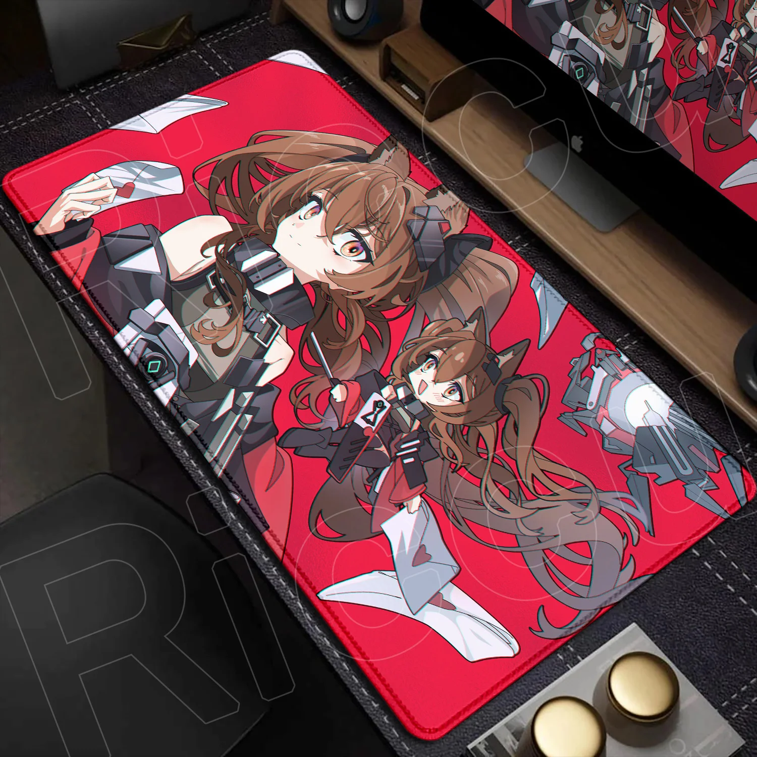 XXL HD Printing Arknights Endfield Gilberta Game Mouse Pad Rug Non-slip Rubber Gamer Computer Mats Desk mat Laptop Office Large