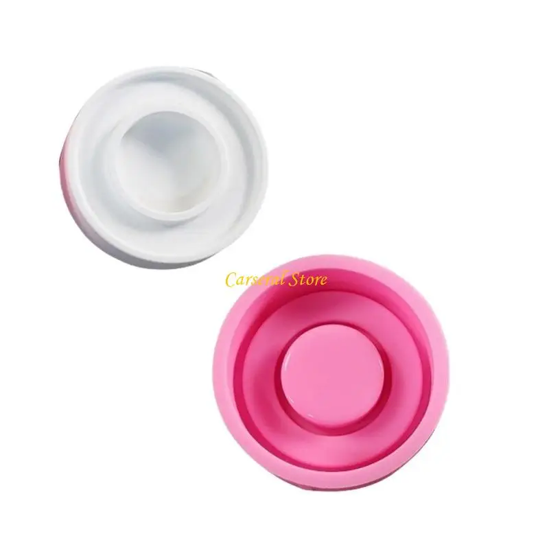 M4YF متعددة الأغراض الفنية الخواتم المزدوجة شمعة العفن مجموعة ملحقات القالب السيليكون القوي لمستلزمات مركبة الديكور المنزل