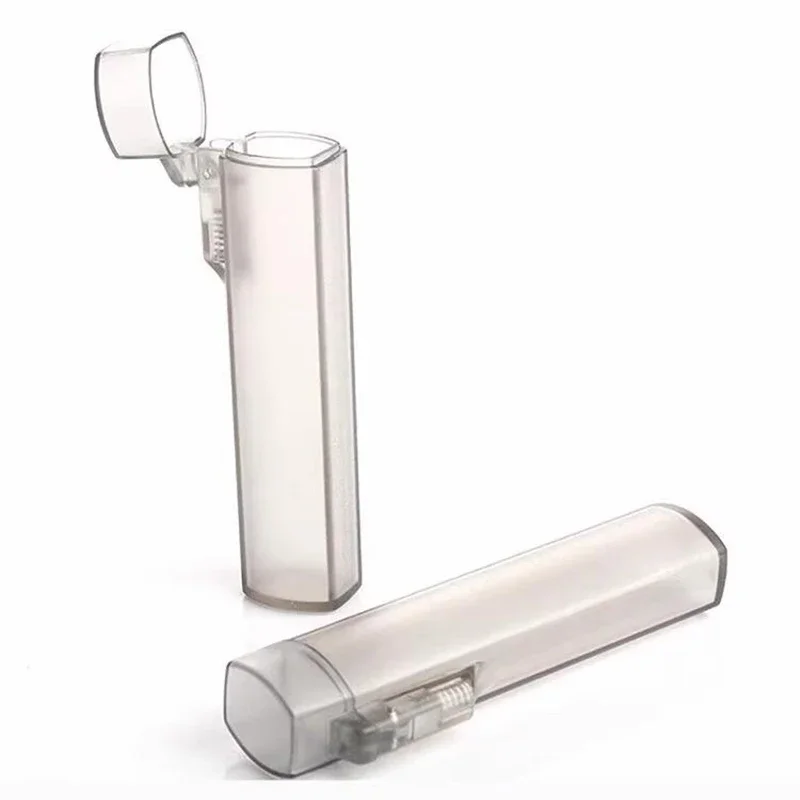 3Pcs Portable Toothpick Holder Transparent Plastic Toothpick Box Cotton Swab Holder Small Object Storage Case Outdoor Travel