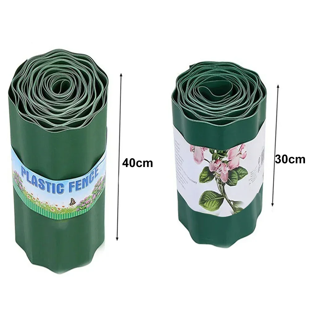 

30/40cm Garden Grass Lawn Edge Border Fence Path Flexible Lawn Edging Border Fence The Ground Outdoor Accessories