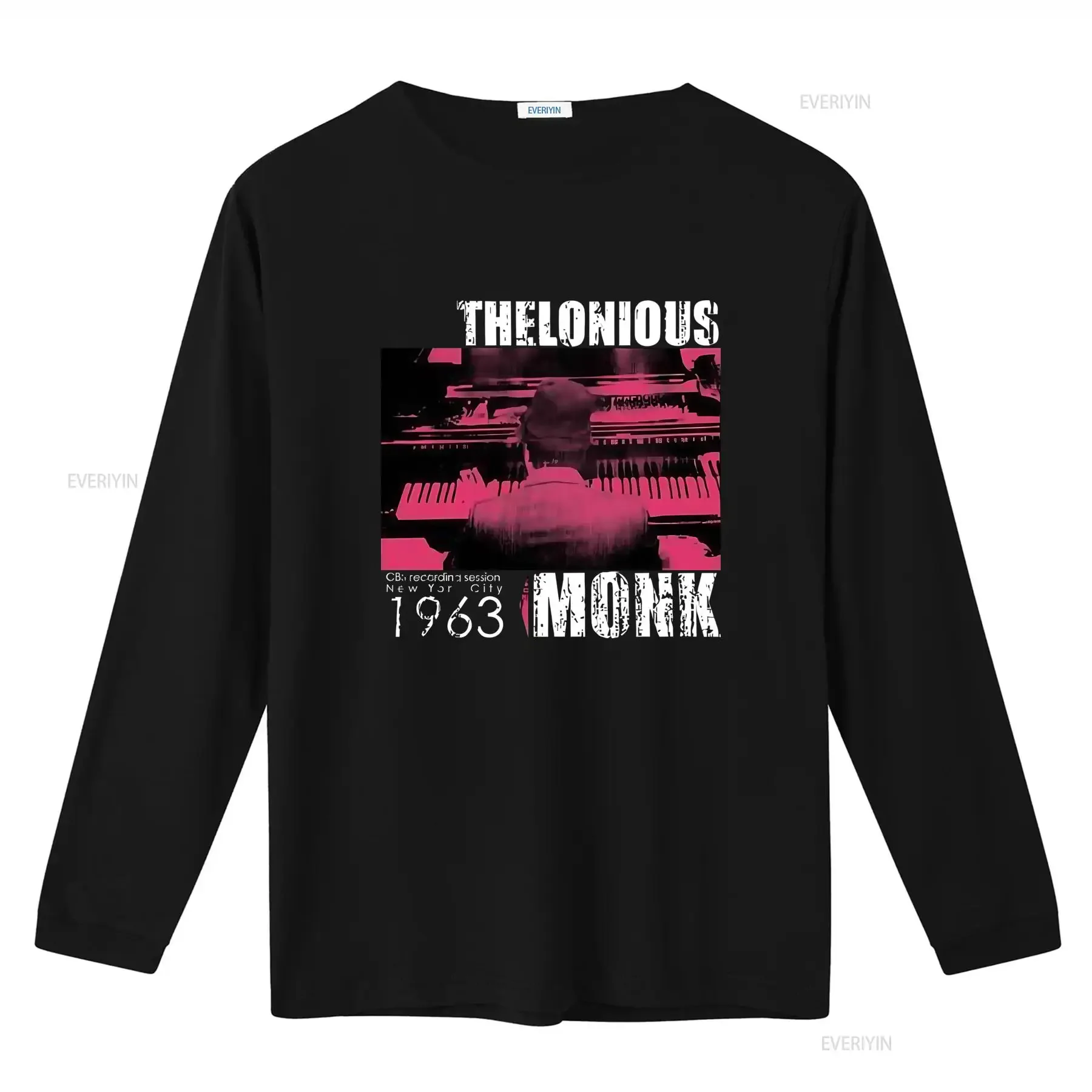 THELONIOUS MONK CBS Recording Session New York City 1963 T Shirt for Men S M L XL 2XL Hi Fidelity Merch vintage Washed