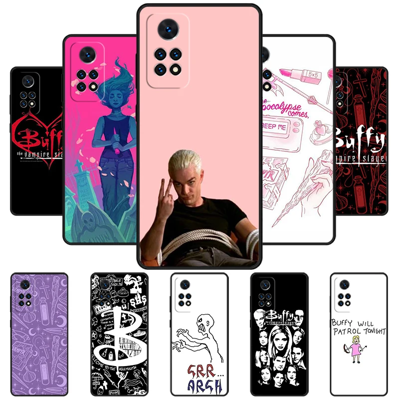 Buffy will patrol tonight Phone Case For Redmi Note 11 EPro 11S 10 10T 9S Promax 8 Pro Xiaomi Mi 10 11 12X 12S Ultra Cover