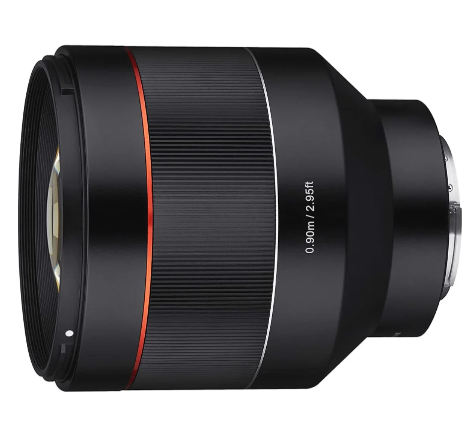 Samyang 85mm F1.4 EF Auto Focus Camera Lens DLSM AF Motor Full Frame Lente for Sony E Canon EF/RF Nikon Cameras R5 R6 6D Mark II