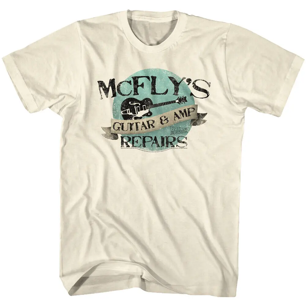 Back To The Future Mcfly'S Guitar And Amp Repairs Men'S T Shirt Time Travel 80'S