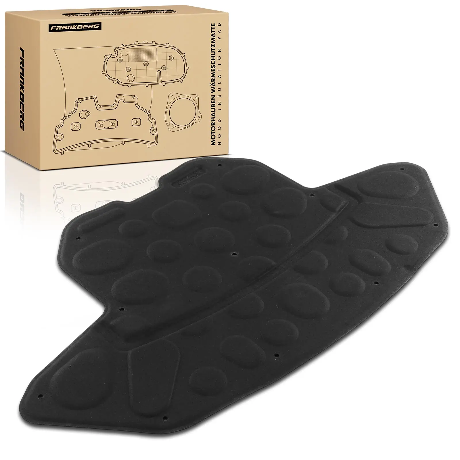 Frankberg 1x Isolatiemat Motorkap Isolatiekap voor Mercedes-Benz S-Klasse W223 2236820802