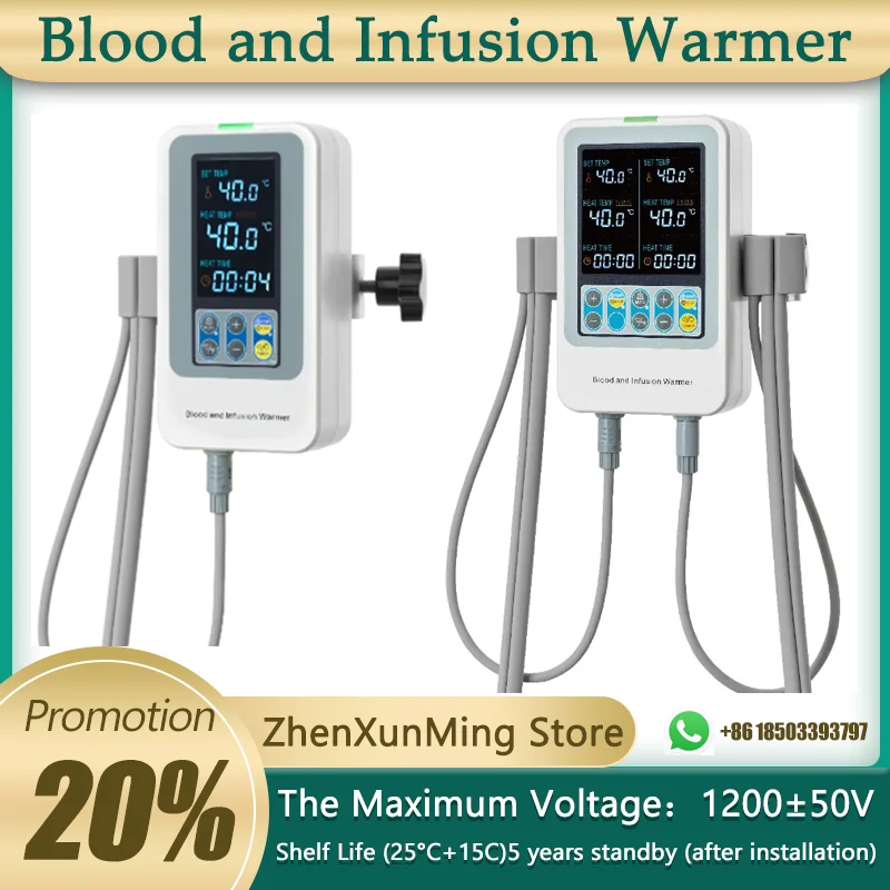 

Infusion Heater Blood Infusion Warmer Multiple Temperature Control Different Kinds Heating Profile High Accuracy Human or Vet