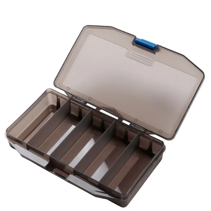 Transparent Toolbox Multifunctional Storage Box with 5 Compartments 17.5 * 8.5 * 3cm Tool Box Set