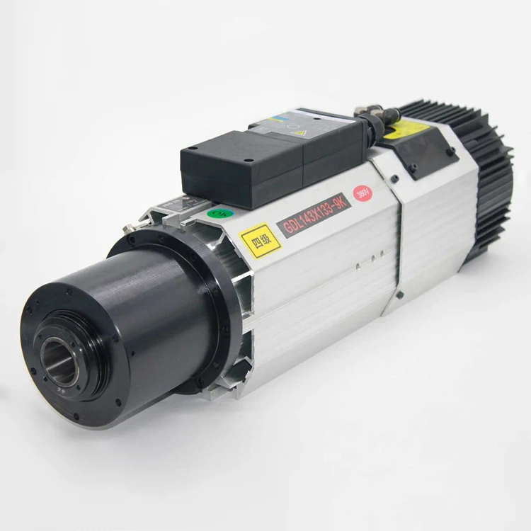 

9KW ATC ISO30 Высокоскоростной двигатель шпинделя с ЧПУ с воздушным охлаждением, 24000 об/мин, подшипник VFD, привод MPS, брендовый станок