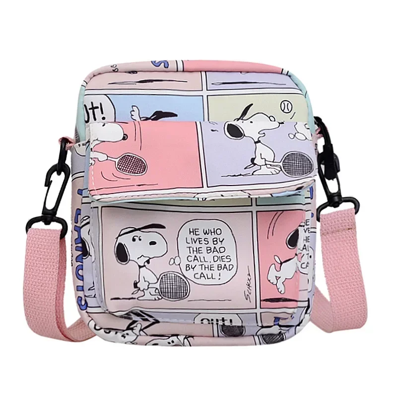 Snoopy Nette Neue frauen Geldbörse kinder Umhängetasche mädchen junge Schulter Messenger Tasche Handy Tasche