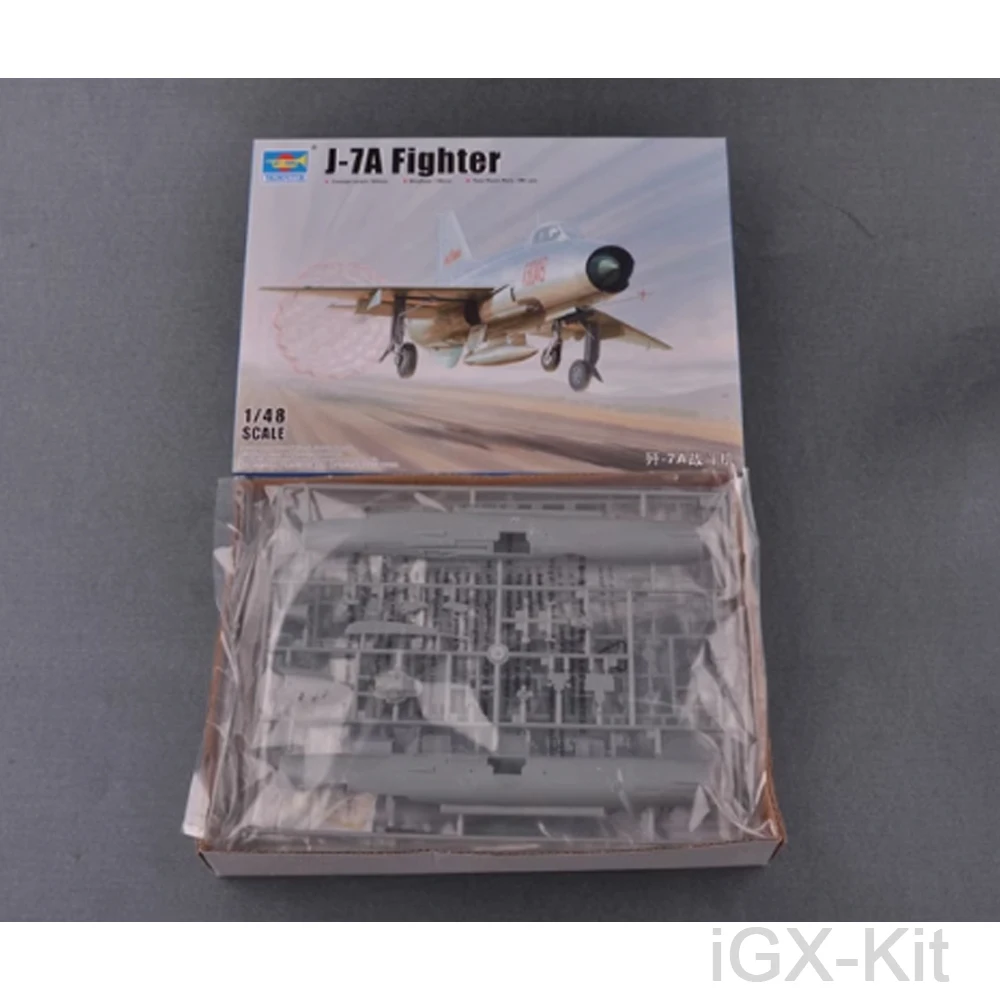 Trumpeter 02859 1:48 PLAAF J7 J-7A J7A Kit de modelo de plástico de combate