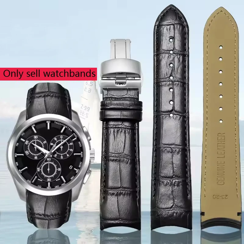 Cinturino per orologio per Tissot COUTURIER T035 T035617 627 T035439 Cinturino 22mm 23mm 24mm Fibbia a pennello Cinturini in vera pelle di vitello