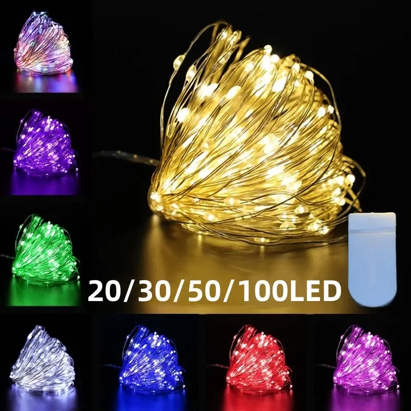 

LED String Lights Night Light Holiday lighting Fairy Garland 1M-10M Decoration Light For New Year Wedding Brithday Party Lamp