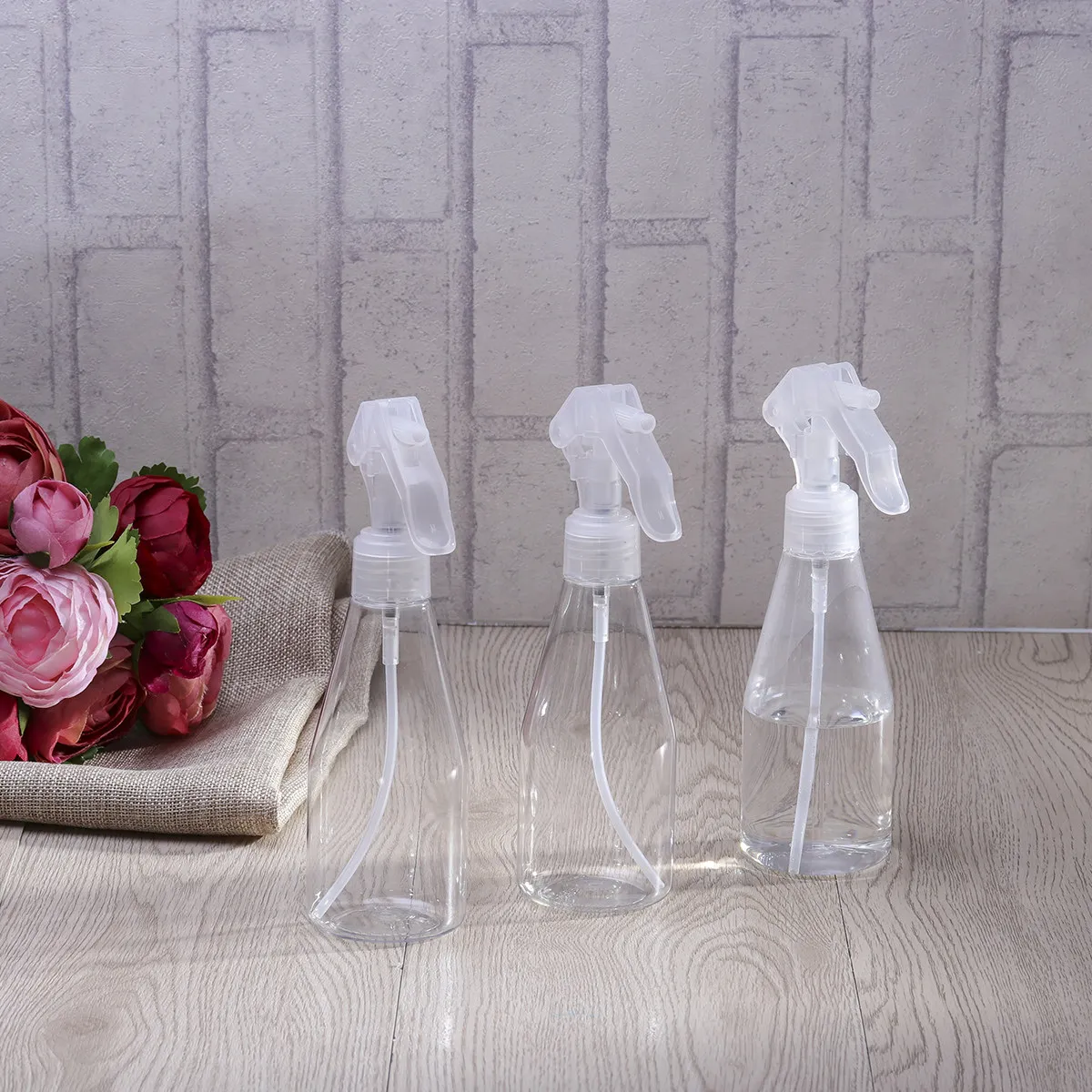 3Pcs 200Ml Bottle Safe Odorless Leakproof Plastic Sprayer for Succulents Plants Watering Home Cleaning Ironing Hair