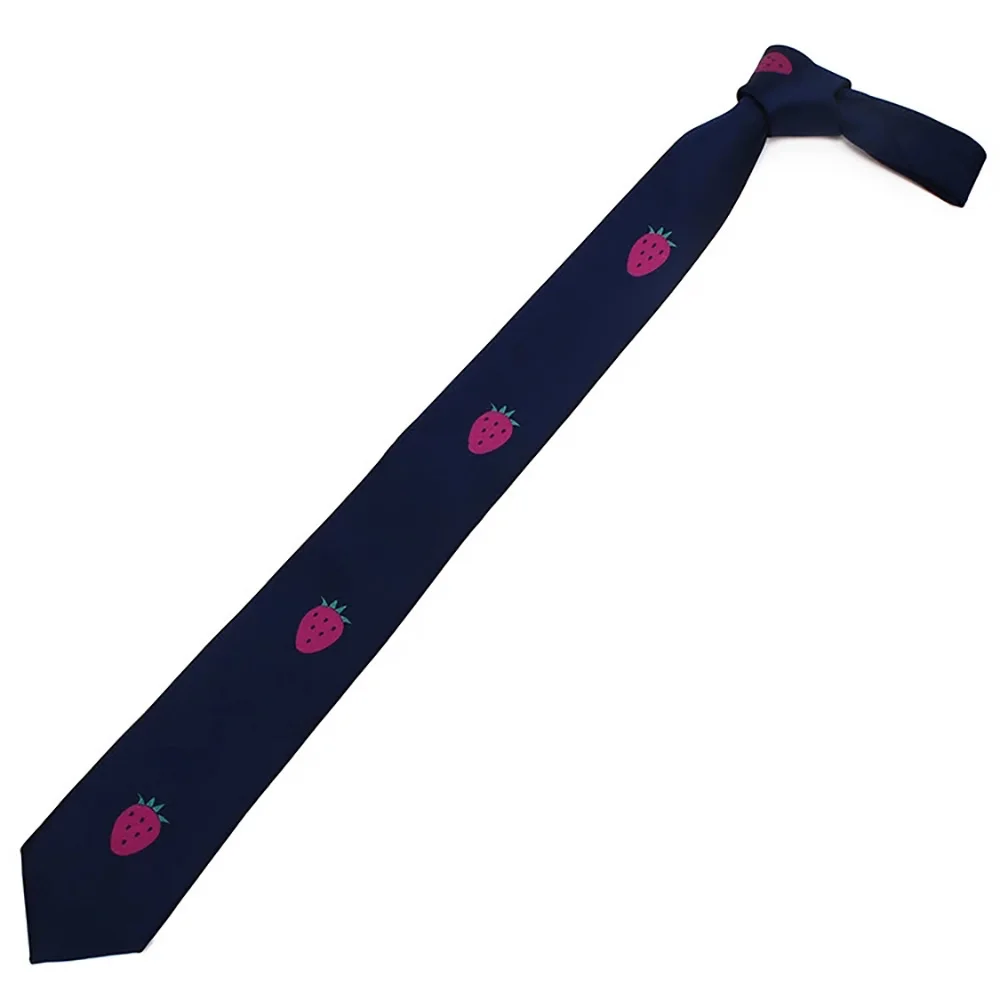 Anime JoJo Bizarre Adventure Fugo Pannacotta Kira Neck Tie Small Strawberry Adult Cosplay accessori costumi puntelli Halloween