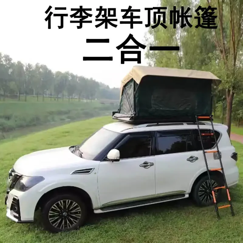 

craftsmanship Customized roof rack with tent, roof tent SUV sunroof into the car bed, roof frame