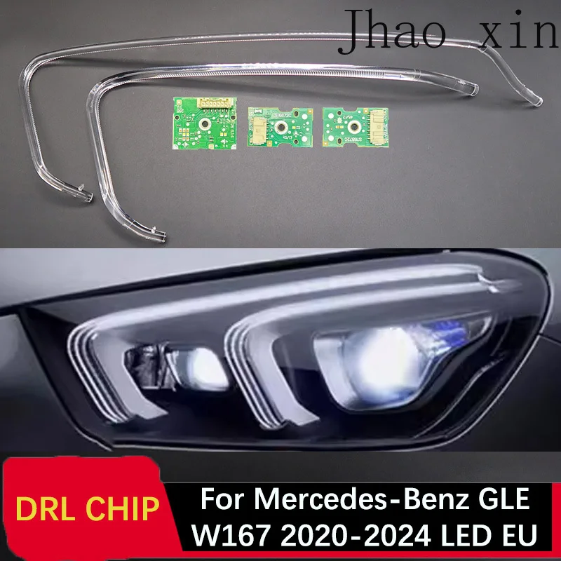 

Daytime Running Light White Circuit Board Ballast for Mercedes-Benz GLE W167 20-24 LED EU Car Headlights DRL CHIP Tube Angel Eye