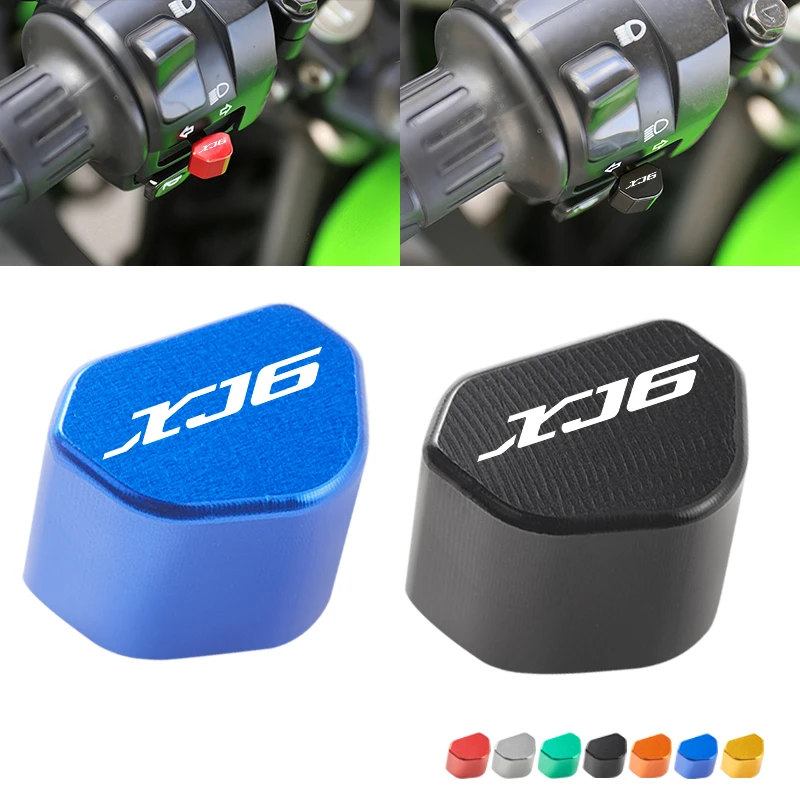 CNC Aluminum Motorcycle Switch Button Turn Signal Switch Key Cap For Yamaha XJ6 DIVERSION Xj6 XJ6-S XJ6-F 2009-2025 Accessories