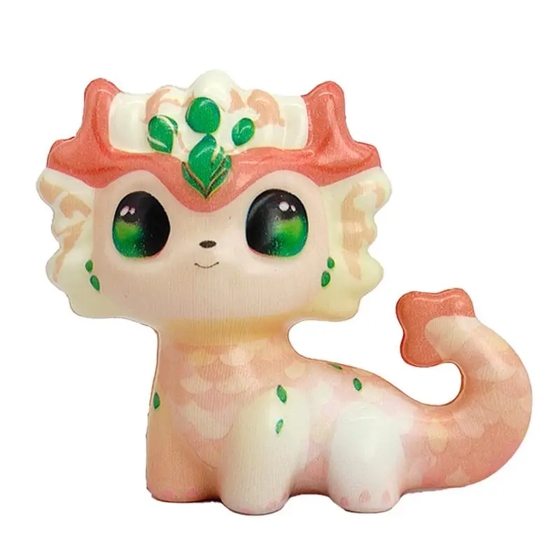 

Creative Dragon Squeeze Toy Chinese New Year Dragon Zodiac Mascot Elastic Sensory Toy Funny Cartoon Animal Fidget Squishes Toy