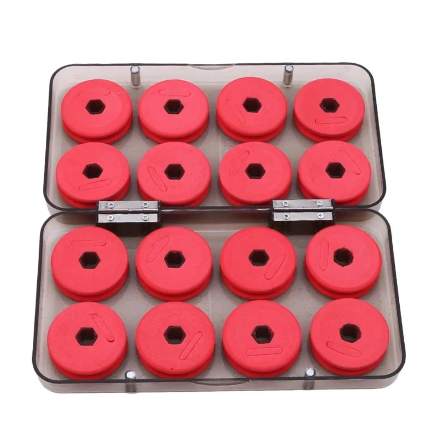 8/16Pcs Foam Winding Board Fishing Line Shaft Bobbin Spools Tackle Box Red Lines Fishing Lure Hook Rig Bait  Case