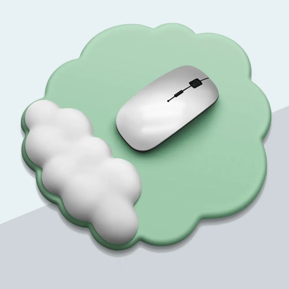 

Mousepad Cloud Gradient Mouse Pad Wrist Rest Hand Support Cloud Shape Wrist Rest Pad Two-tone Anti-Slip Computer Accessories