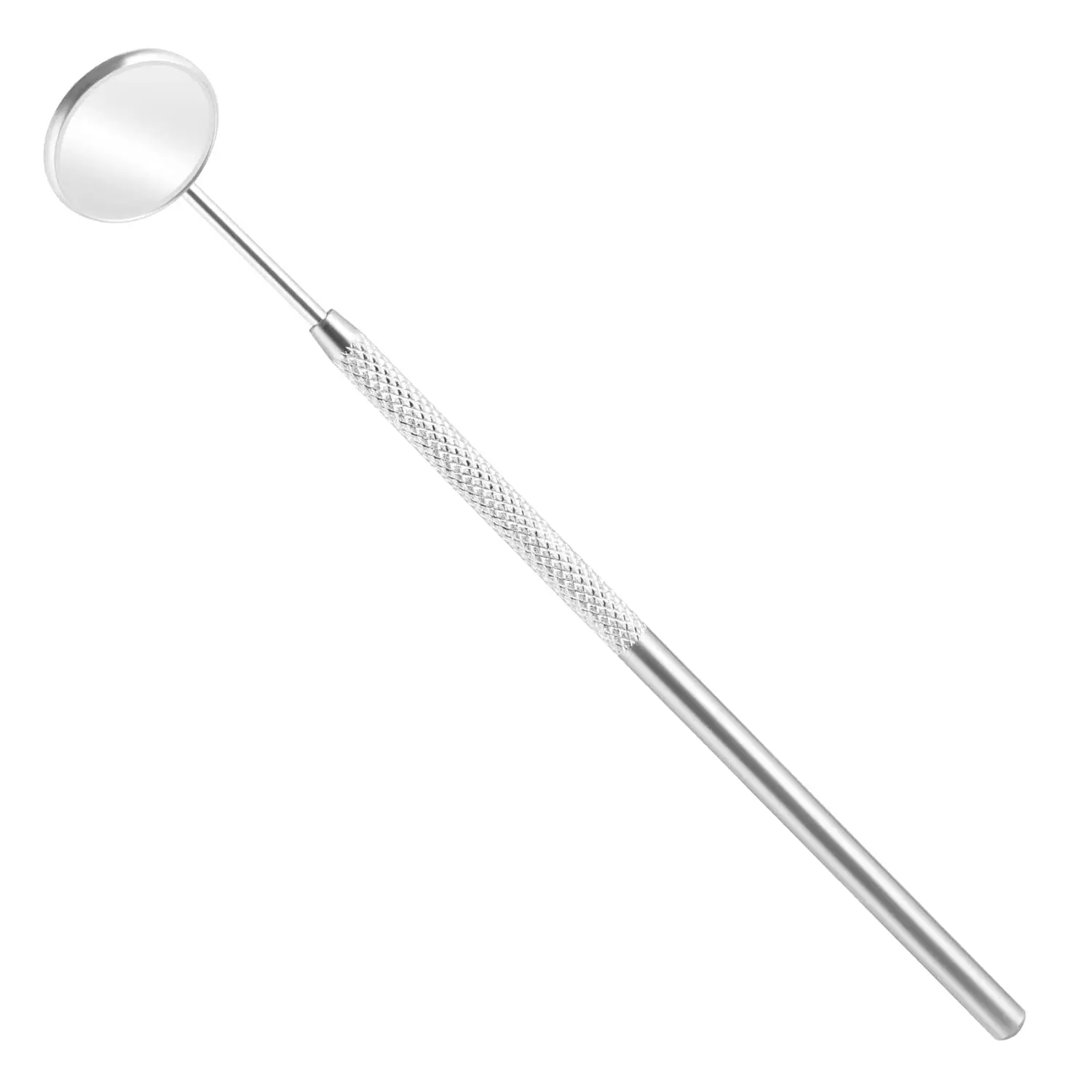 

Dental Inspection Mirror Stainless Steel Anti-Fog Mouth Mirror Tool Inspection Reflector Instrument Tools Curved Dental Mirror