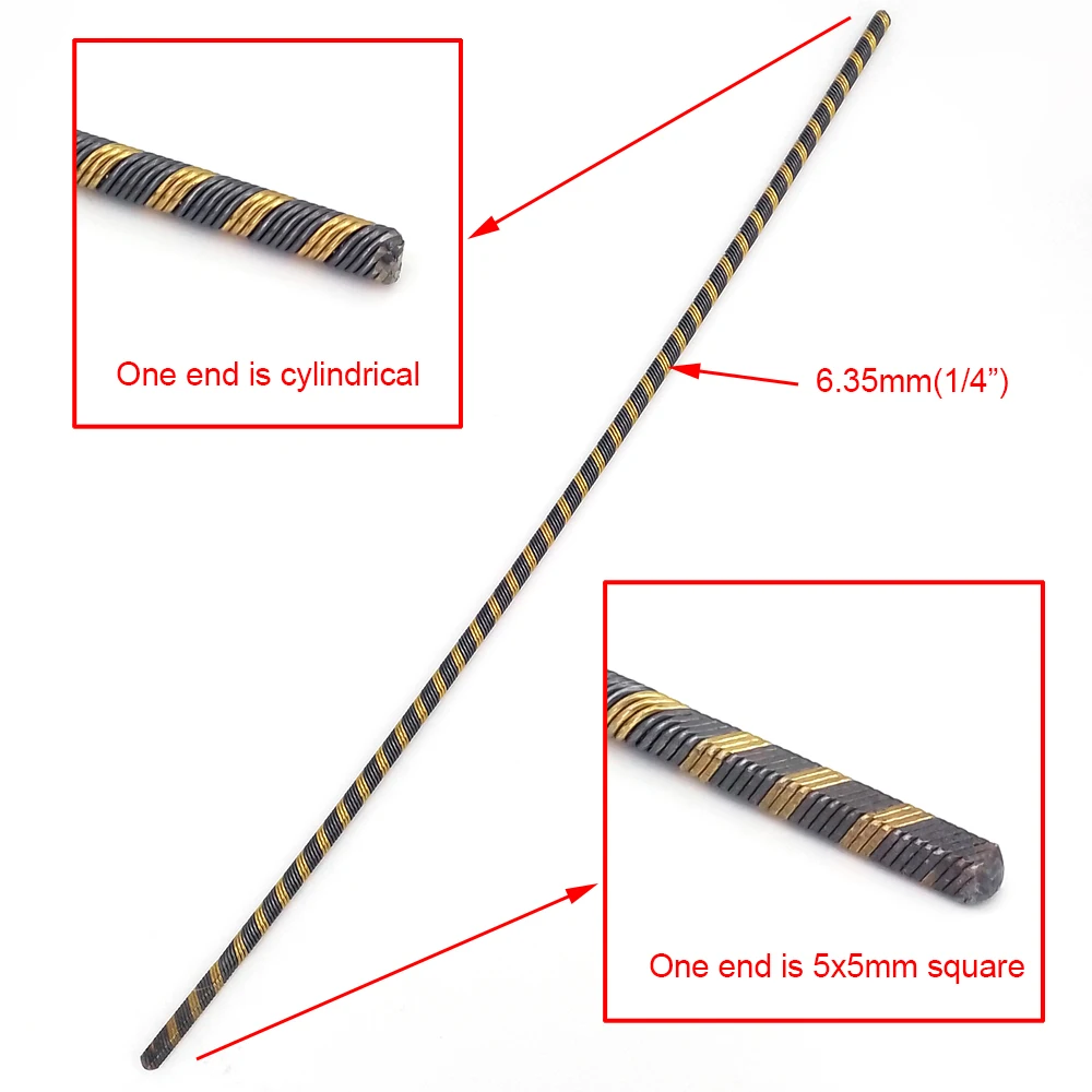 6.35mm Flexible Shaft 1/4\